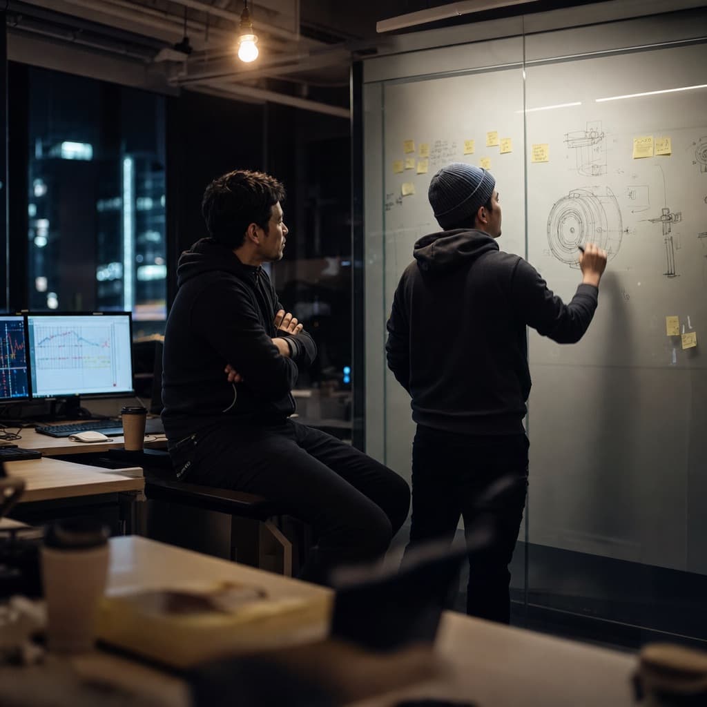The 3-week rewrite loop on a whiteboard: diagnose → rewrite → validate