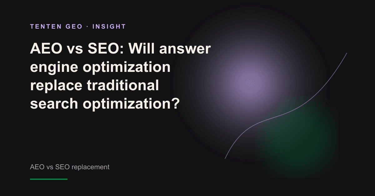 An abstract cover image with laminated transparent glass panels symbolizing AEO superimposed on the SEO foundation.
