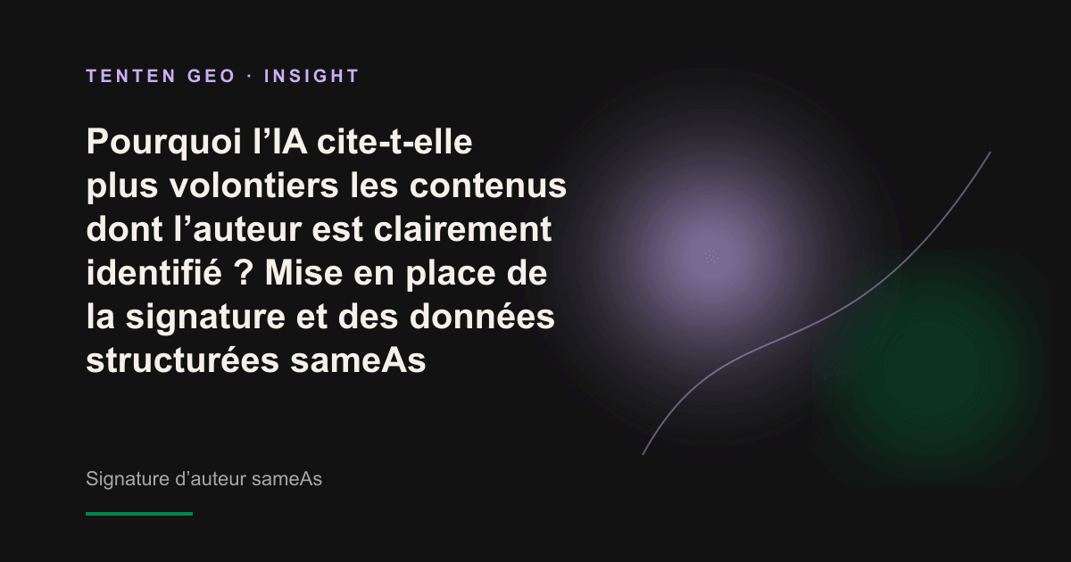 Sur une image sombre, un faisceau lumineux éclaire le nœud représentant un auteur identifié par sa signature, relié à plusieurs profils authentifiés.