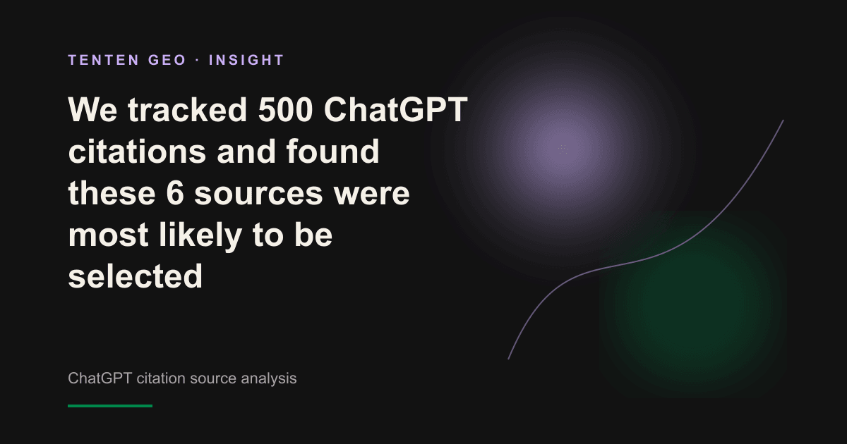 Diagram: A soft light selects the most easily cited document from many sources to represent ChatGPT's selection of citation sources.