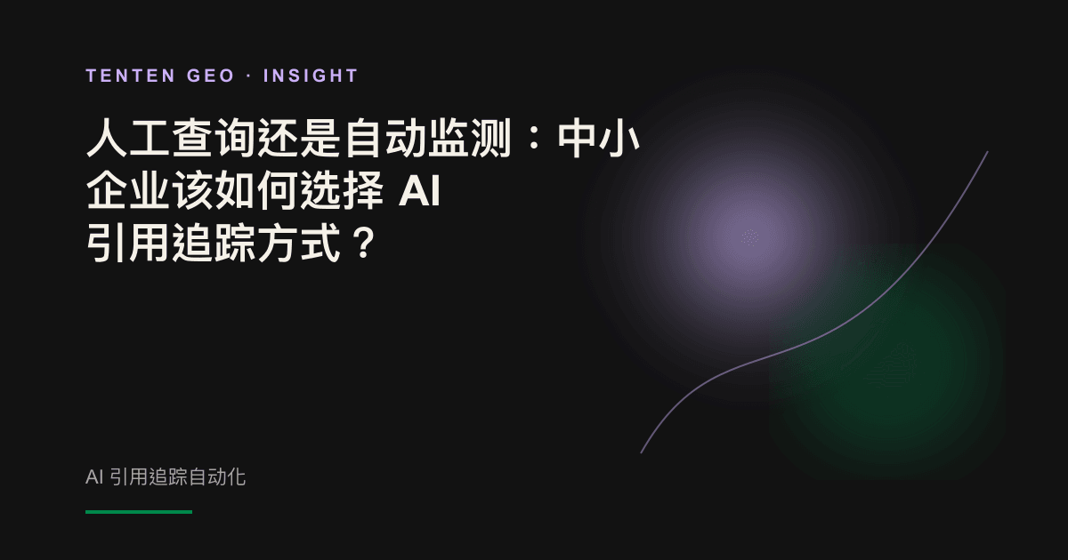 表现单次人工查询与长期自动监测差异的抽象图像，画面结合放大镜与向远处延伸的折线。