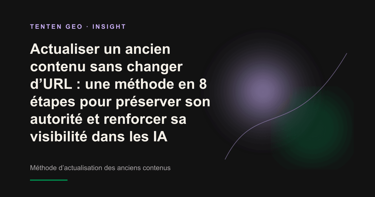 Un ancien document se rallume dans une lumière sombre et chaleureuse, symbolisant la réactivation d’un contenu publié de longue date.