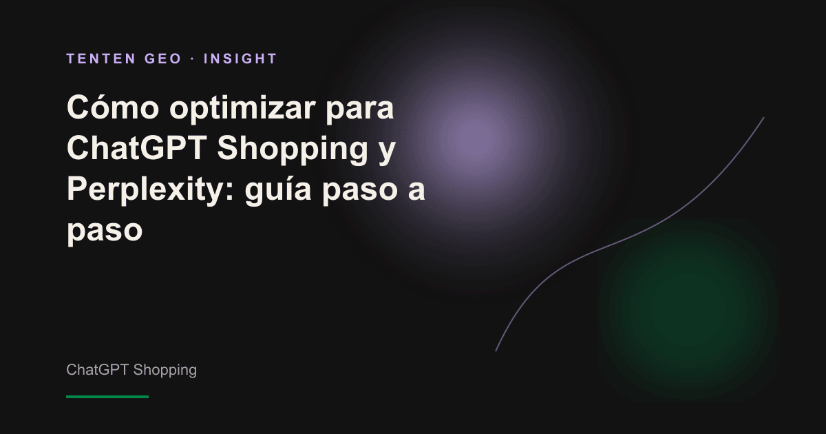 Representación abstracta de un motor de compra con IA que selecciona productos a partir de múltiples señales.
