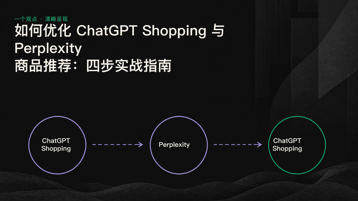 AI 购物引擎筛选商品时参考的三层信号：商品结构化数据、跨网站评价共识，以及干净且易于访问的商品页面