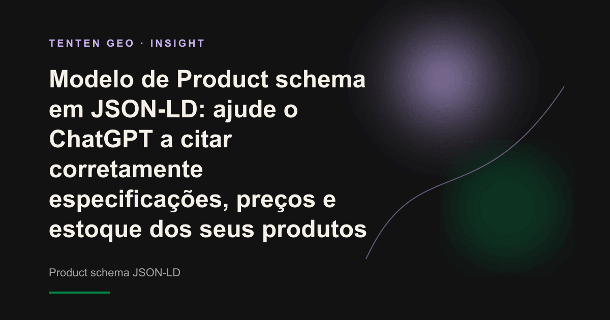 Ilustração esquemática de uma etiqueta de dados estruturados envolvendo uma caixa de produto flutuante, como se fossem colchetes de código