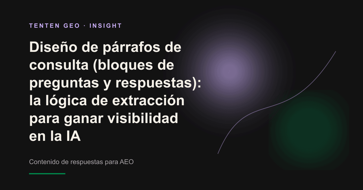 Una luz suave de color lavanda extrae un pasaje preciso de un texto completo, como símbolo de la extracción realizada por la IA.