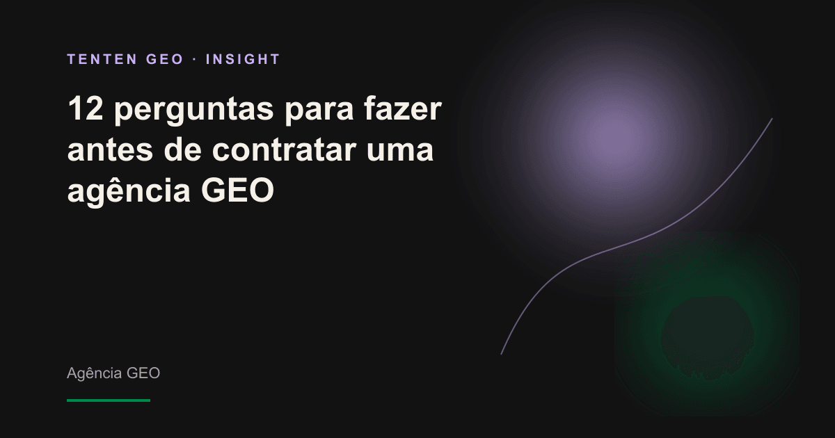 Uma lupa examina várias agências sob uma luz de tons quentes, representando a diligência prévia antes da assinatura do contrato.