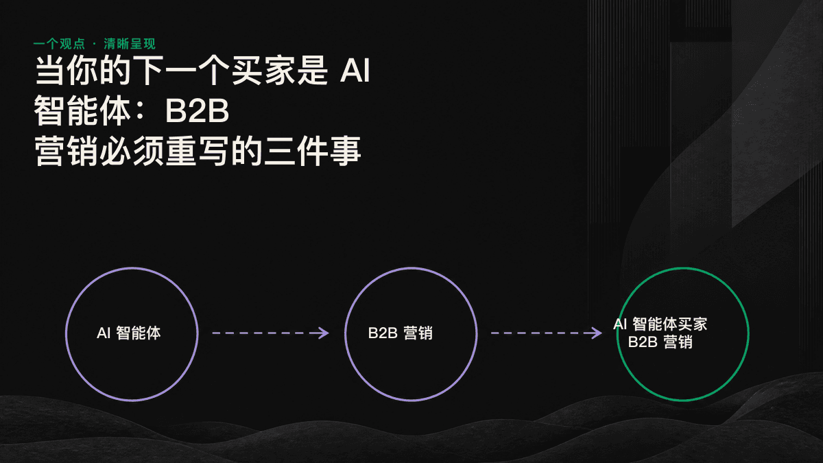 对比图：传统搜索列出十个链接供人选择，AI 智能体则直接给出由三家公司组成的候选名单。