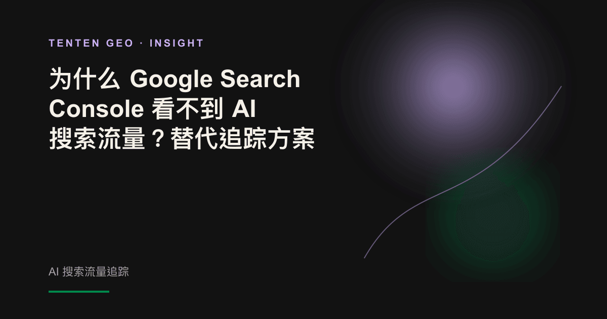 示意图:来自 AI 界面的流量信号在进入分析报告前消失在阴影中。